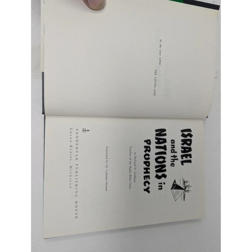 Vintage 1968 Israel and the Nations in Prophecy Richard W. DeHaan Hardcover